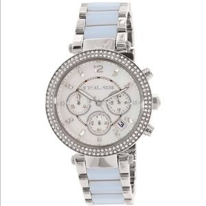 Michael Kors Blue Parker Watch